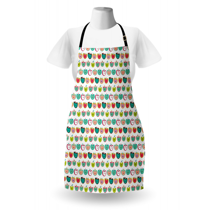 Retro Fruit Kids Pattern Apron