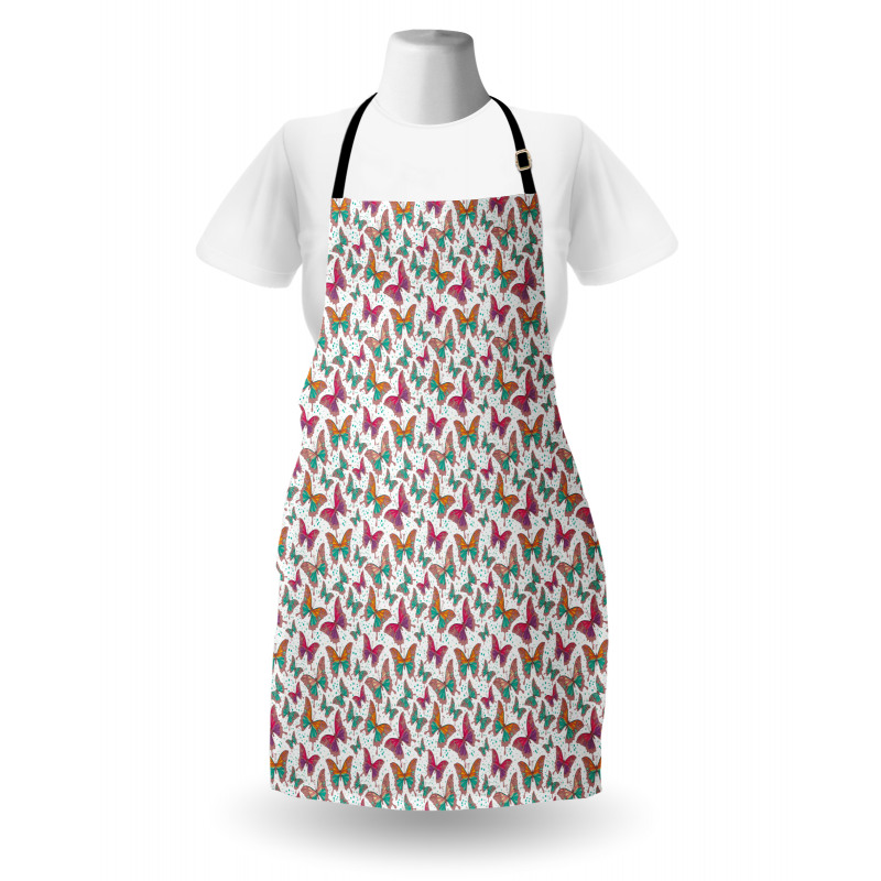 Colorful Wings Apron