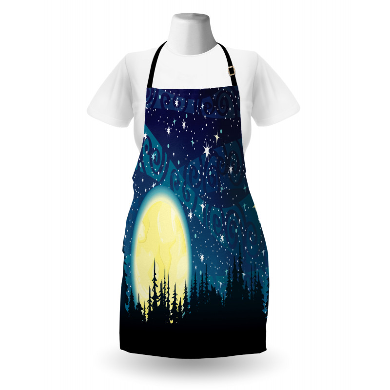 Moon over Forest Apron