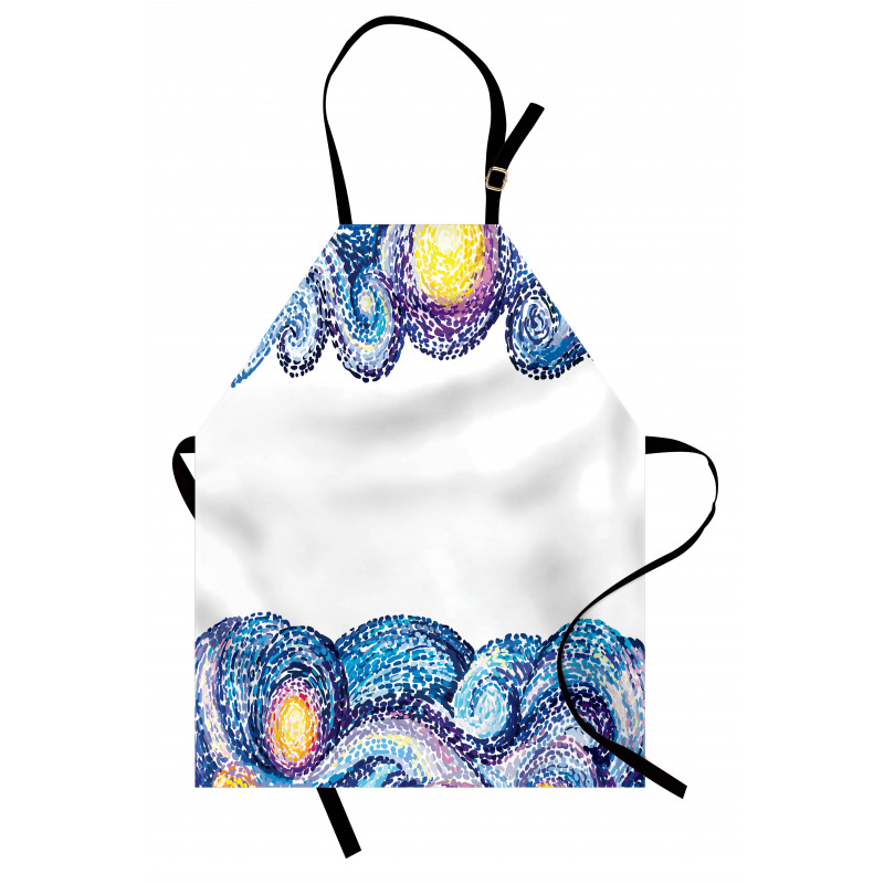 Watercolor Wave Apron