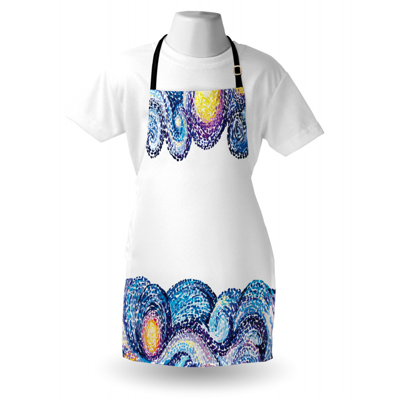 Watercolor Wave Apron