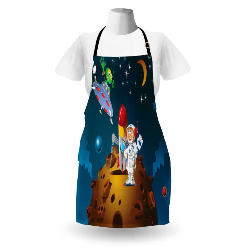 Human Alien Friends Apron