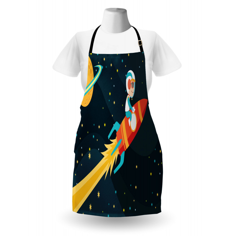 Boy on a Rocket Adventure Apron