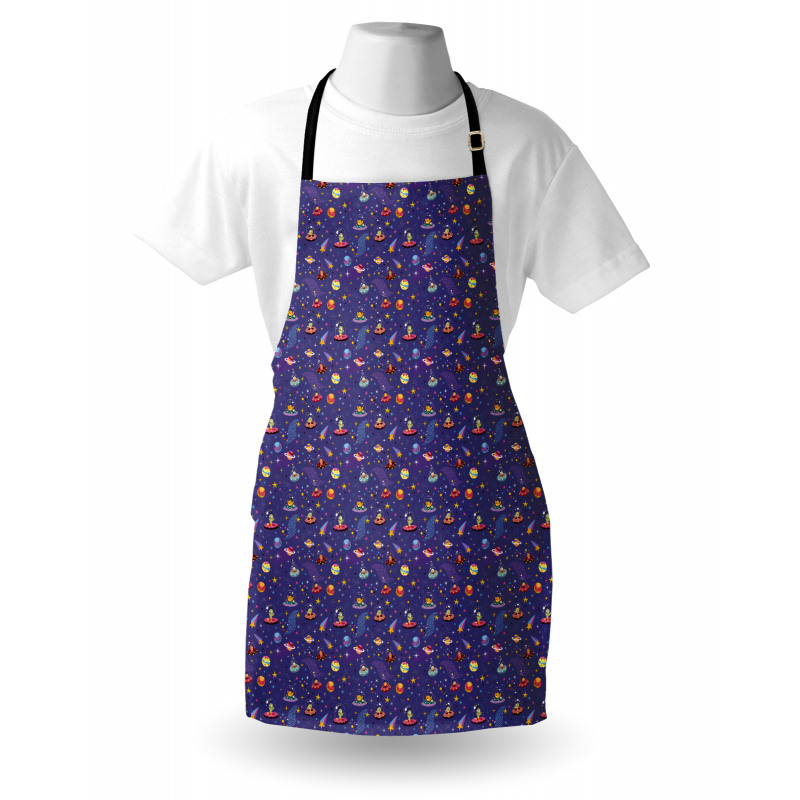 Space Characters Galaxy Apron