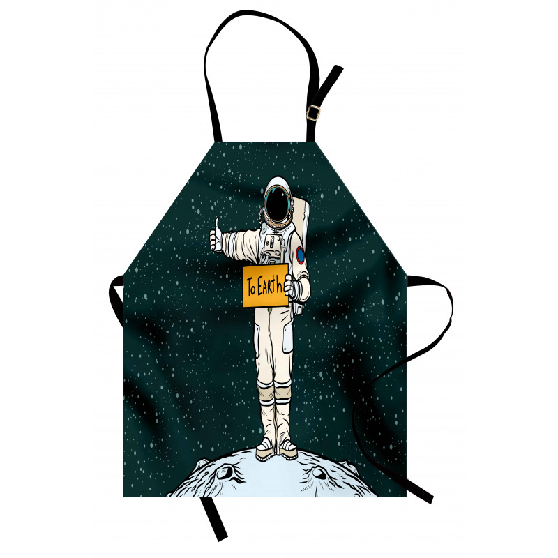 Hitchhiking Astronaut Apron