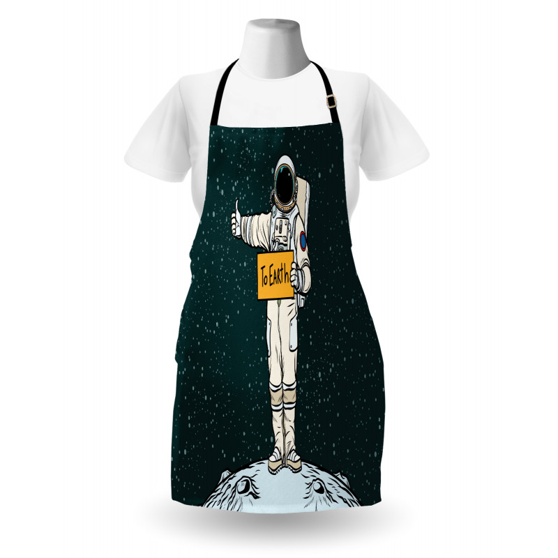 Hitchhiking Astronaut Apron