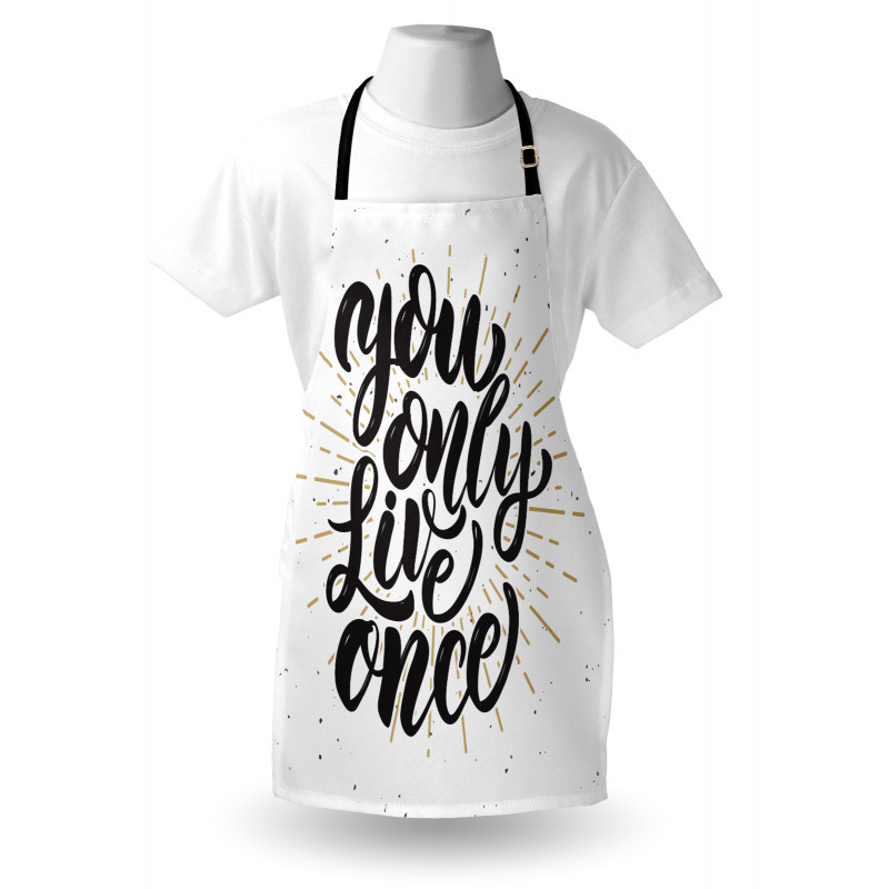 Hand Drawn Popular Words Apron