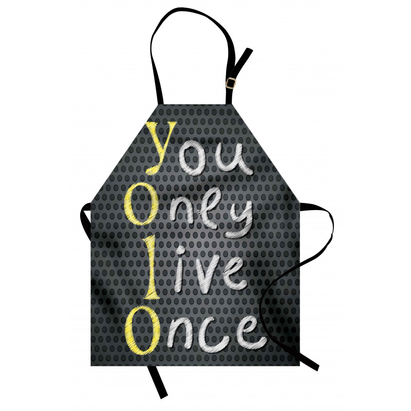 Modern Freedom Slogan Apron