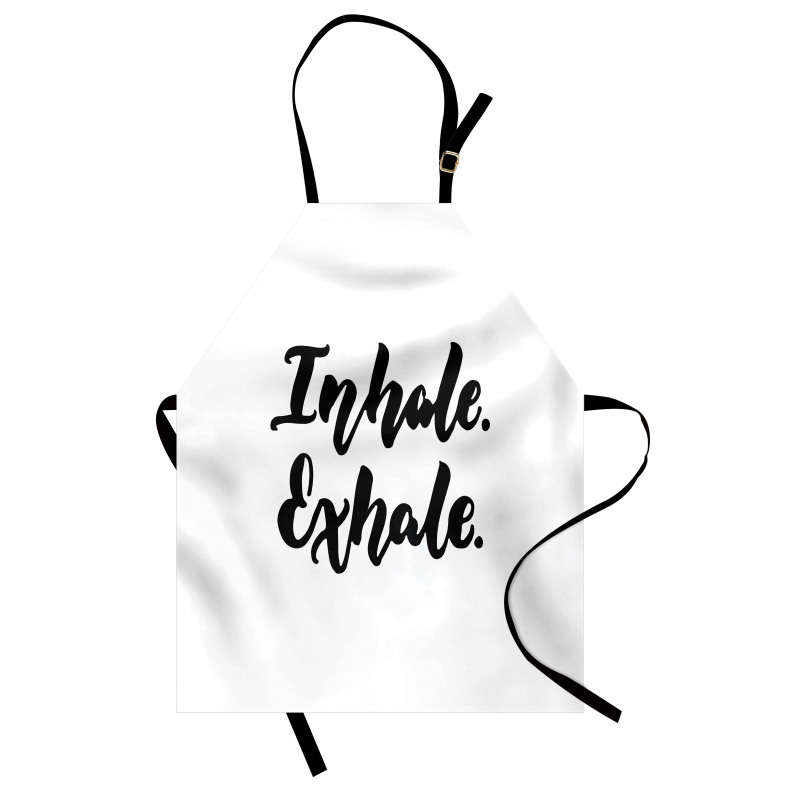 Brush Ink Words Apron