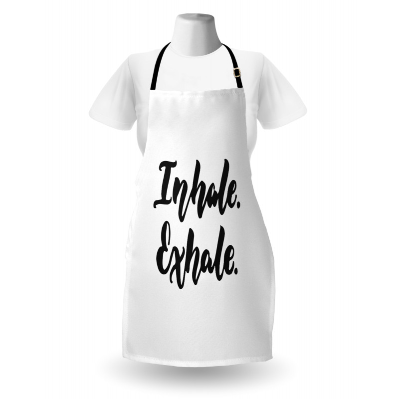 Brush Ink Words Apron