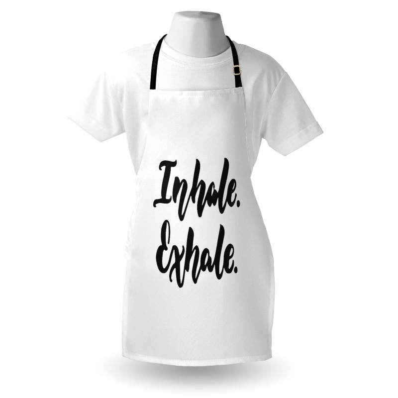 Brush Ink Words Apron