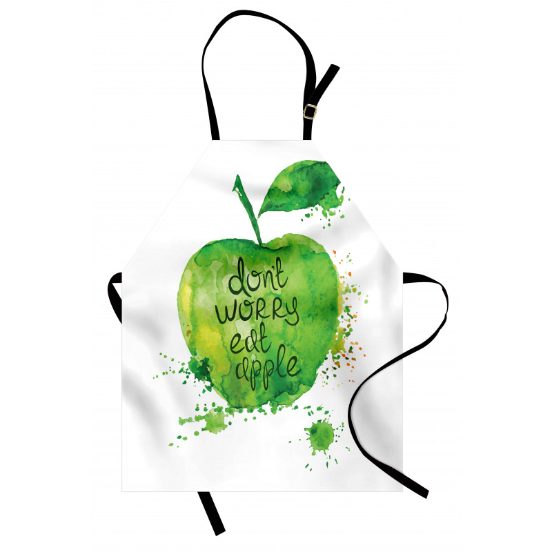 Dont Worry Eat Apple Apron