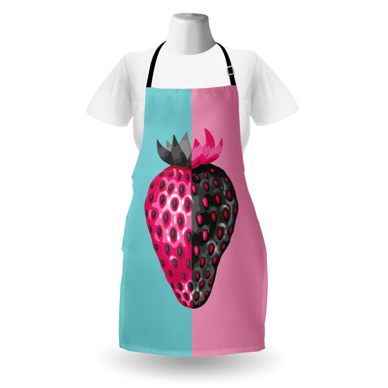 Abstract Strawberry Motif Apron