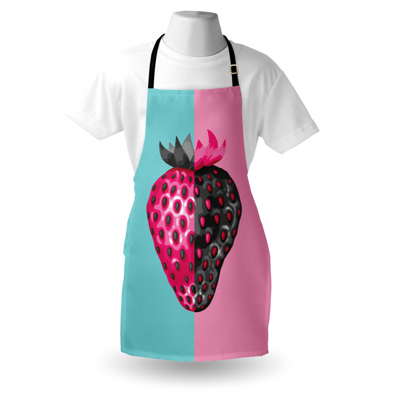 Abstract Strawberry Motif Apron