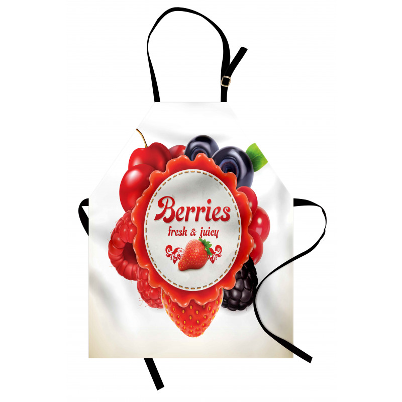 Colorful Berry Pattern Apron