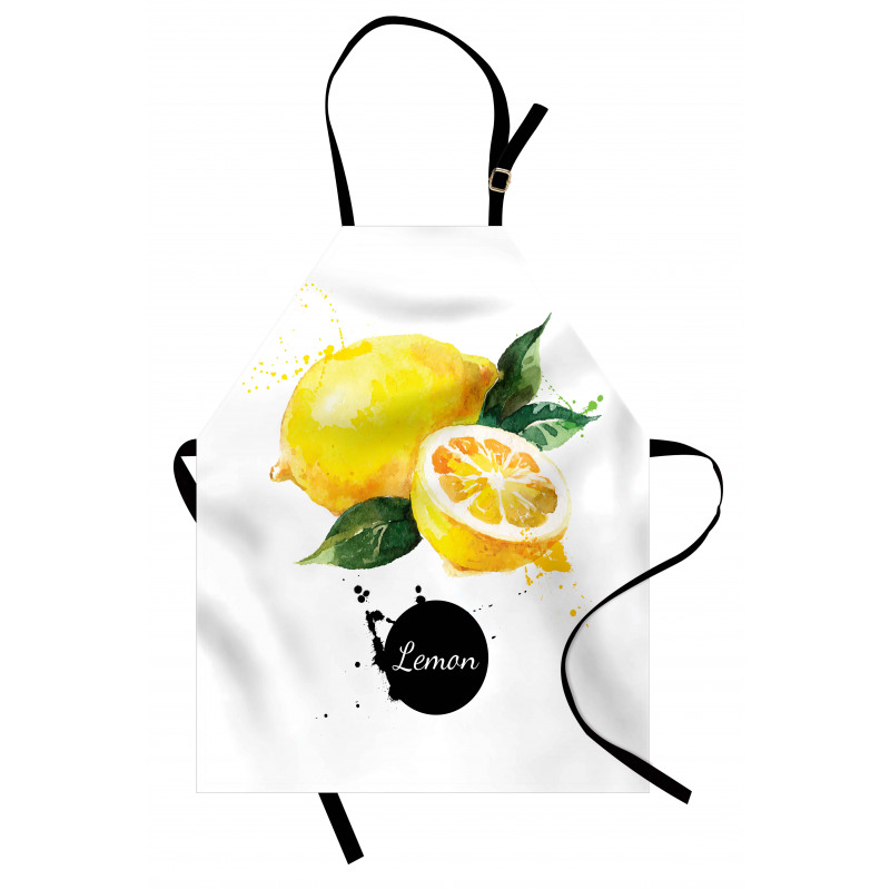 Sour Citrus Lemon Design Apron