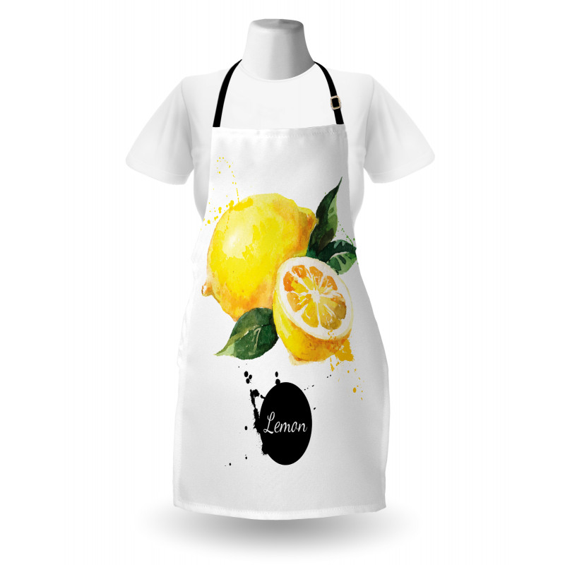 Sour Citrus Lemon Design Apron