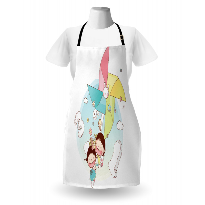 Happy Kids Playing Apron