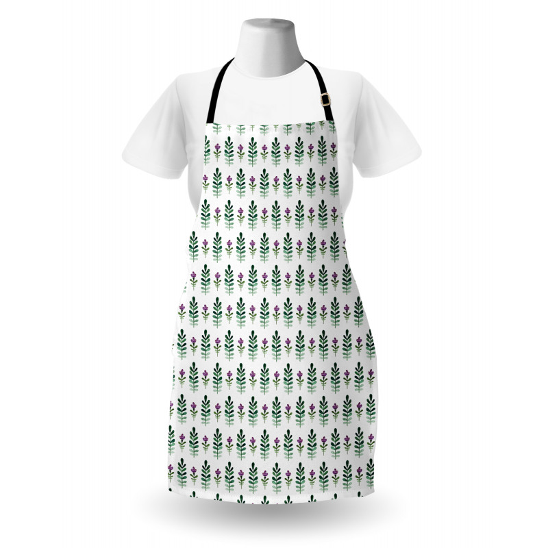 Violet Blossom Botany Apron