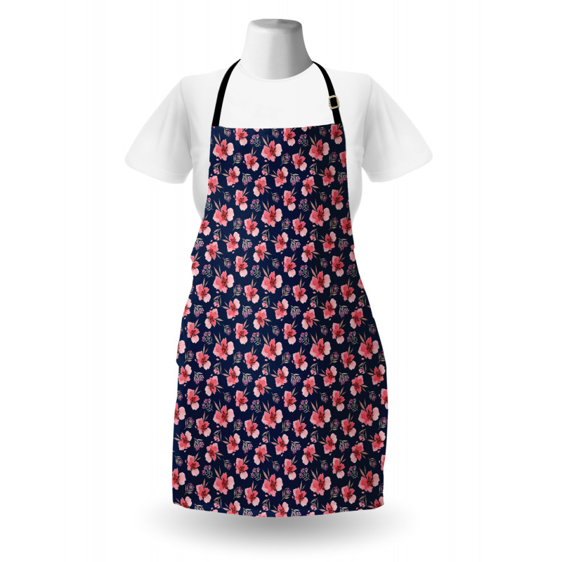 Vibrant Tropical Blooms Apron