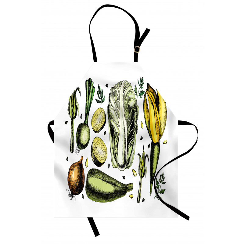 Vegan Diet Theme Apron