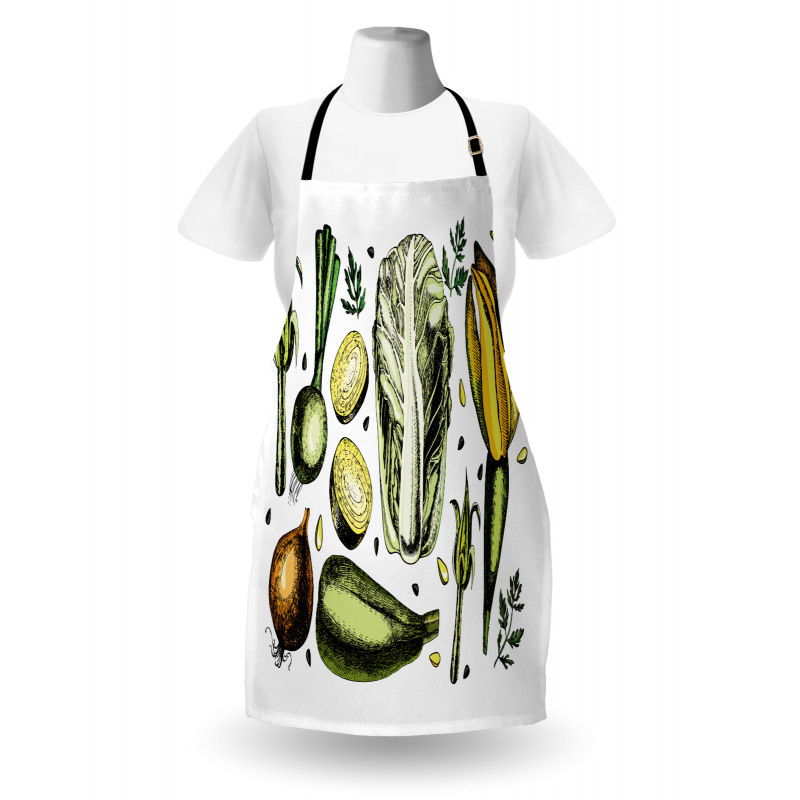 Vegan Diet Theme Apron