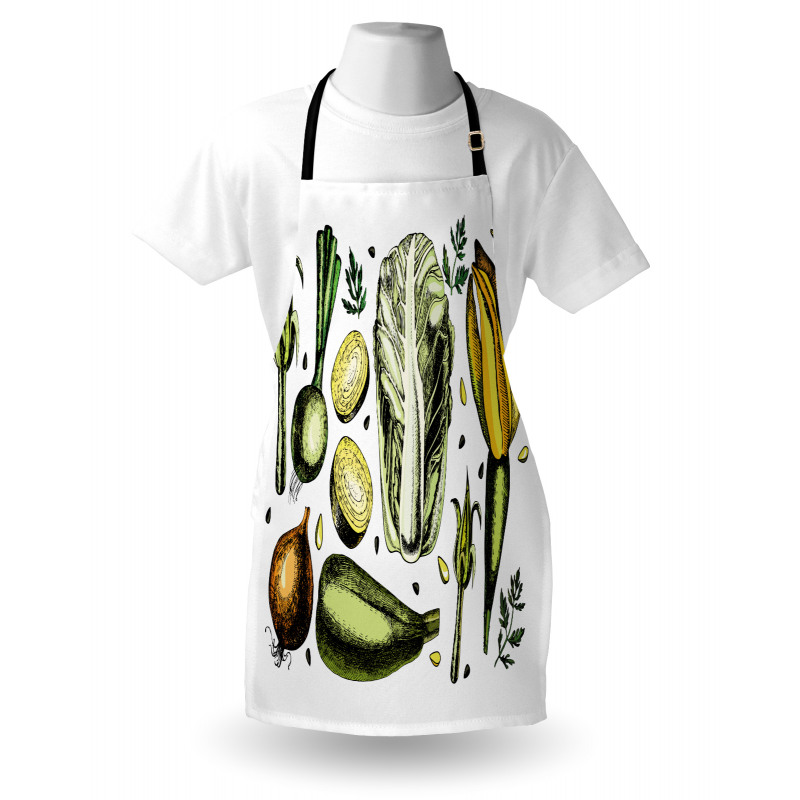 Vegan Diet Theme Apron