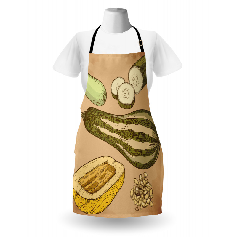 Zucchini Slices Apron