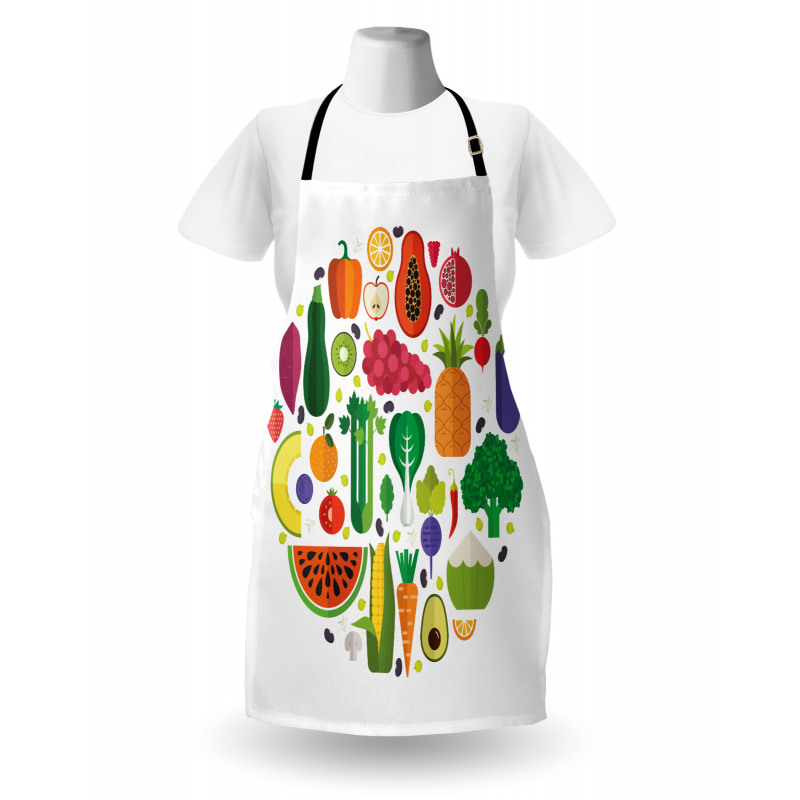 Yummy Food Circle Apron