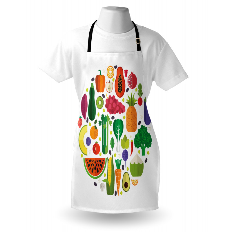 Yummy Food Circle Apron