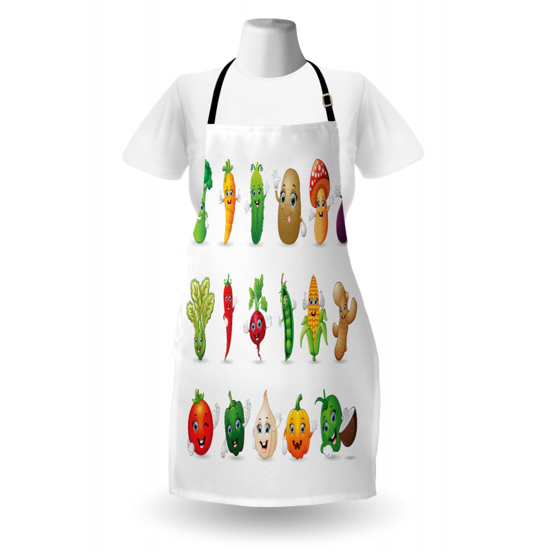 Smiley Faces Farm Apron