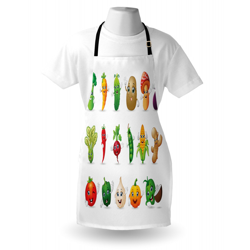 Smiley Faces Farm Apron