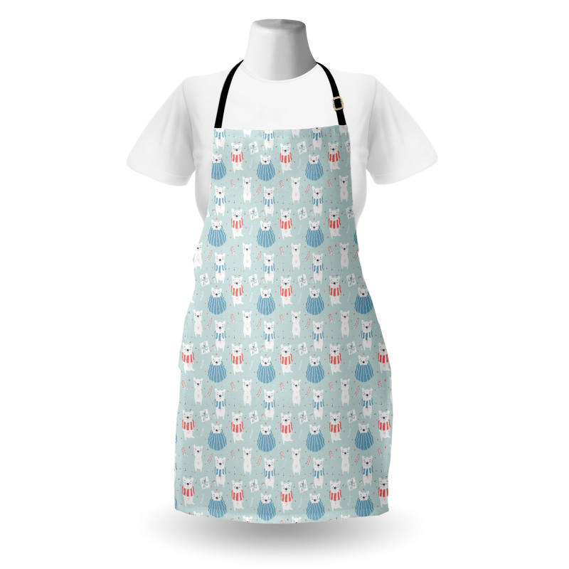 Ploar Bears Blankets Apron