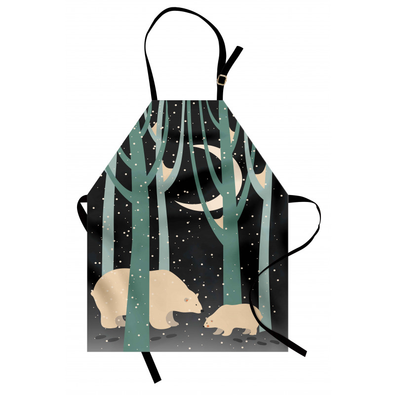 Polar Bear and Cub Apron