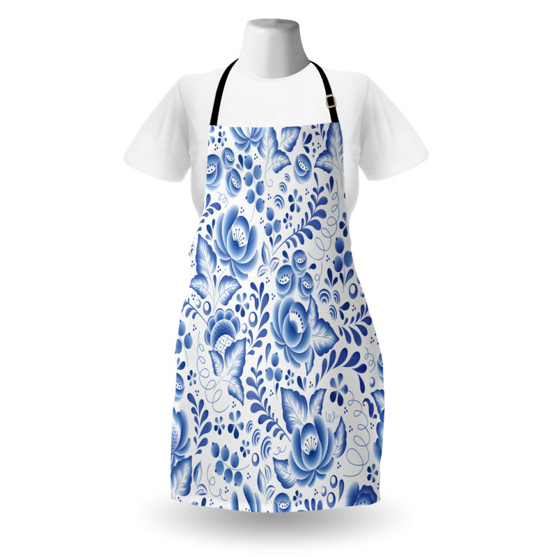 Porcelain Pattern Apron