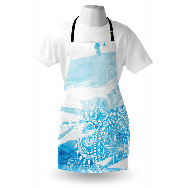 Brush Stroked Lace Apron