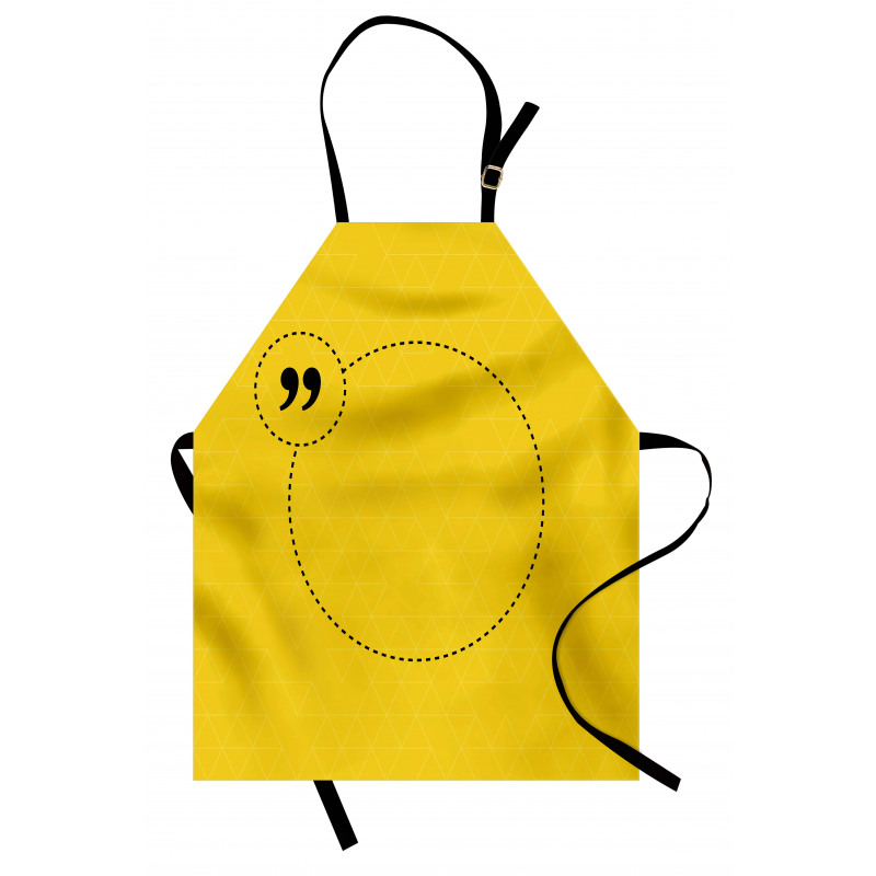 Wise Words Circle Apron