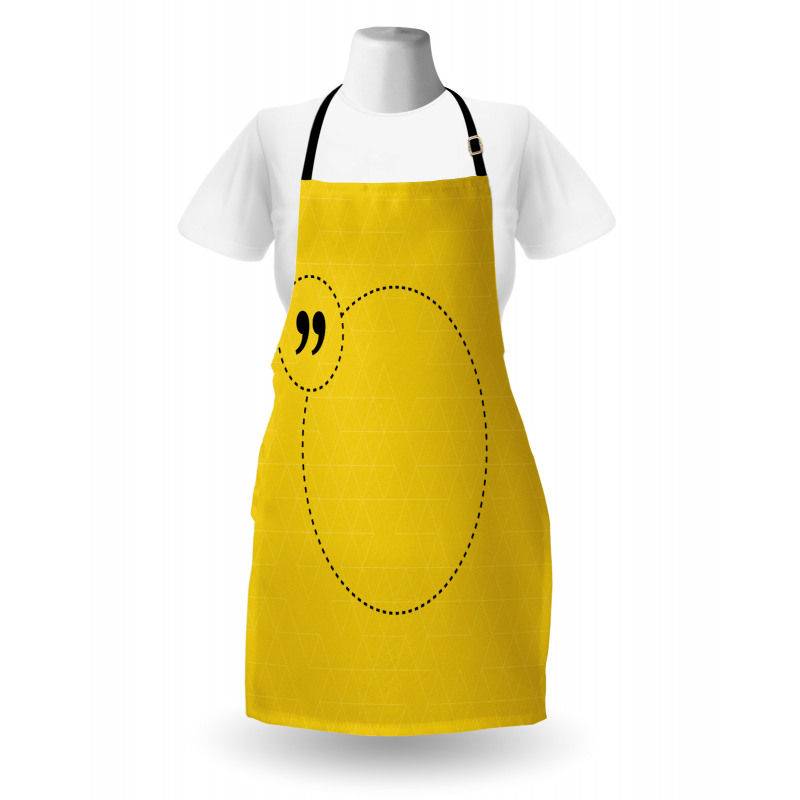 Wise Words Circle Apron