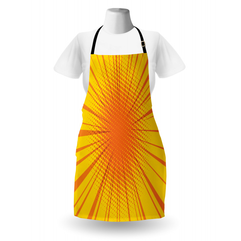 Retro Sun Burst Apron