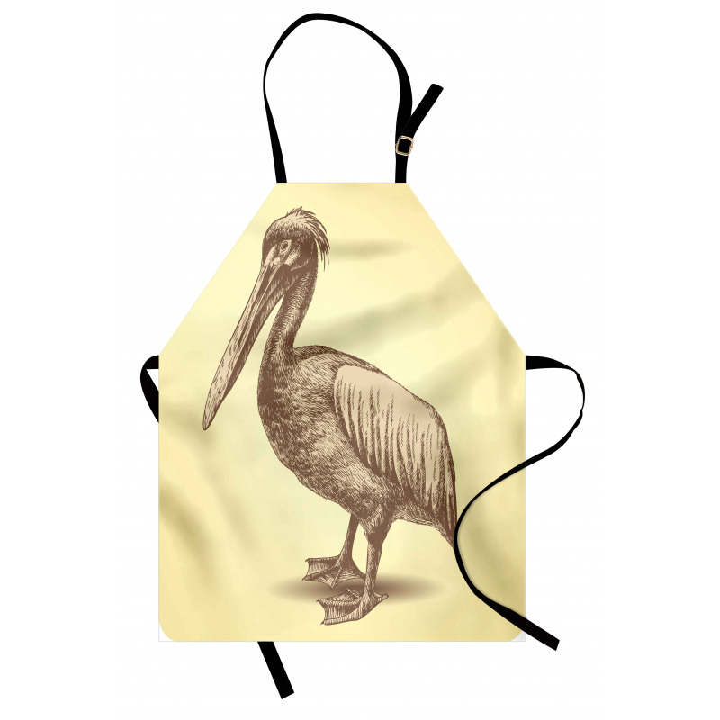 Sketchy Pelican Apron