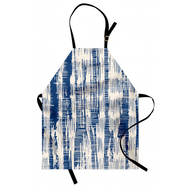 Abstract Stripy Grunge Apron