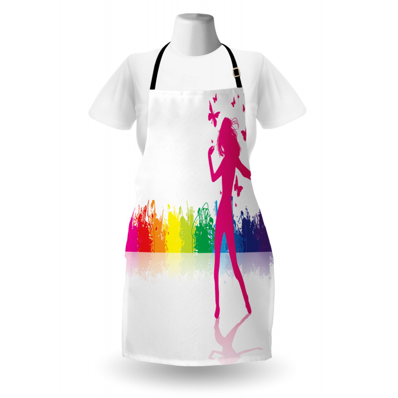 Dancing Girlt Party Apron