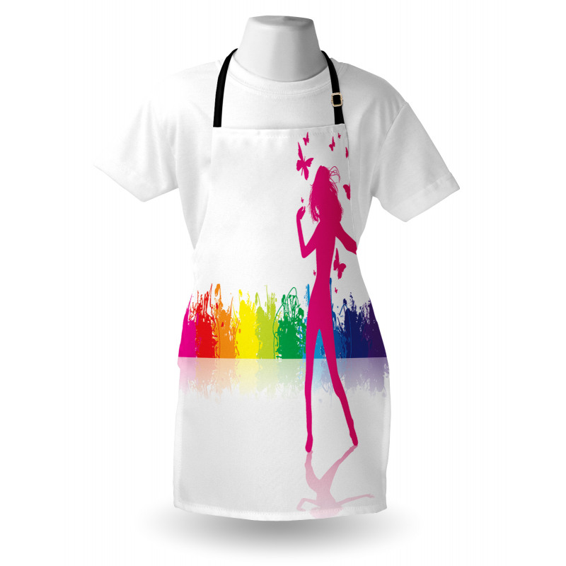 Dancing Girlt Party Apron