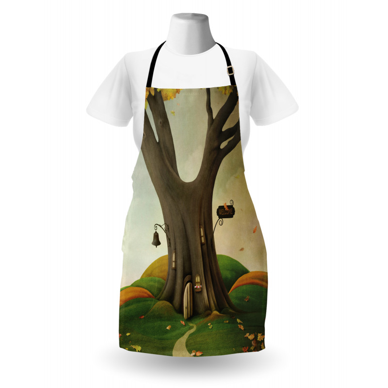 Cosy Tree Tunk Autumn Apron