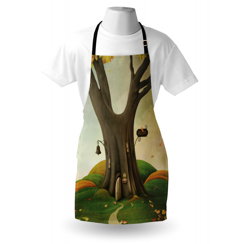 Cosy Tree Tunk Autumn Apron