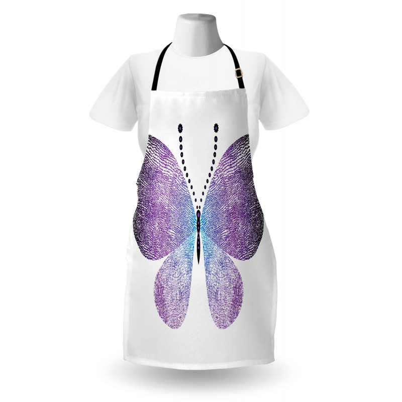 Pointillist Butterfly Apron