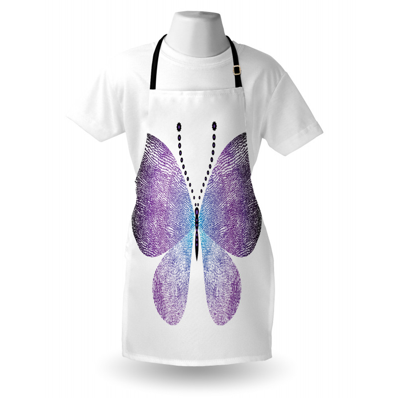 Pointillist Butterfly Apron