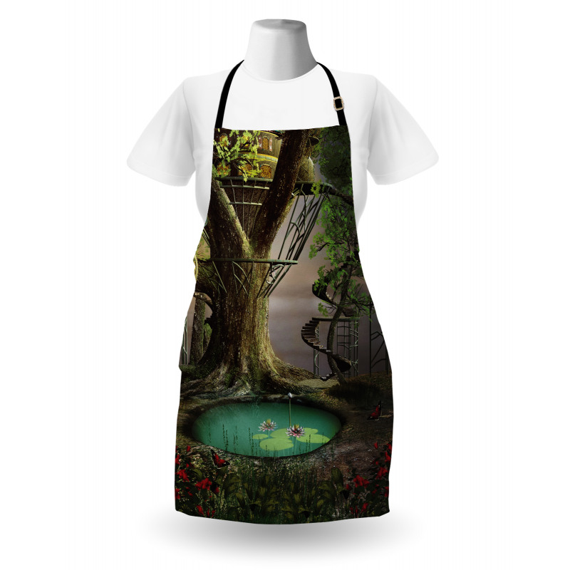 Enchanted Tree Fort Pond Apron