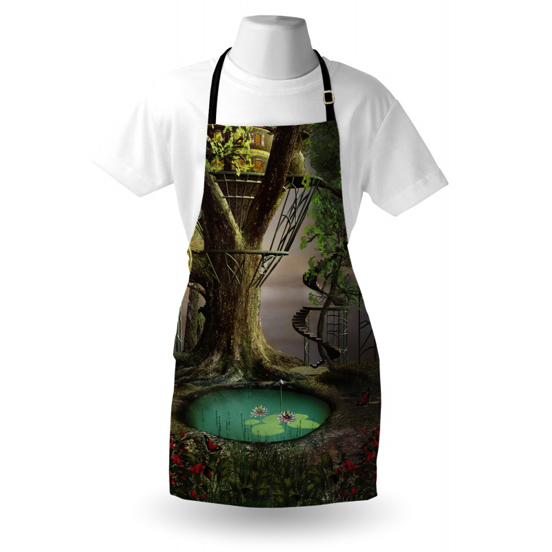 Enchanted Tree Fort Pond Apron