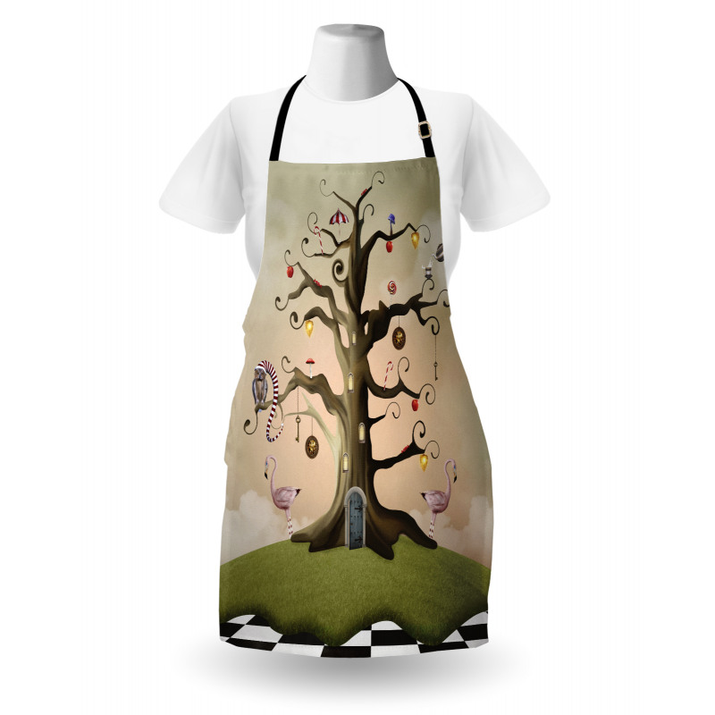 Ornamented Leafless Bole Apron